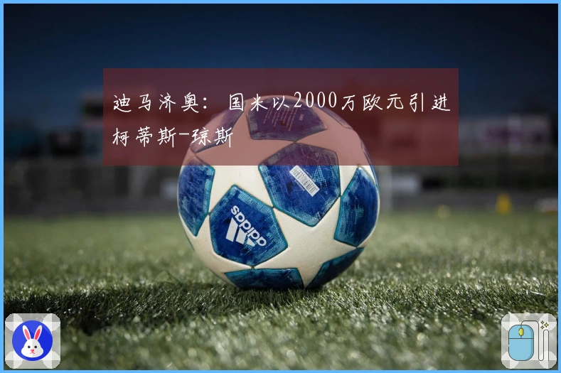 迪马济奥:国米以2000万欧元引进柯蒂斯-琼斯